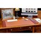 Dacasso Mocha Leather 34" x 20" Side-Rail Desk Pad PR-3001 - alternate 3